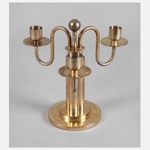 Dreiflammiger Tafelleuchter Art déco