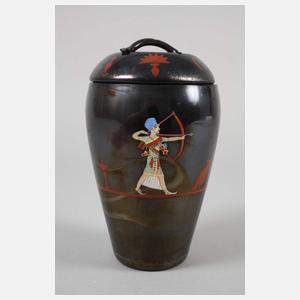 Deckeldose mit ägyptischen Motiven