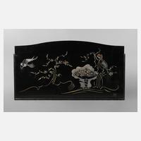 Große Ätzglasscheibe Art déco111