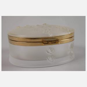René Lalique Deckeldose Rosendekor