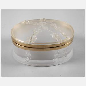 René Lalique Deckeldose Rosendekor