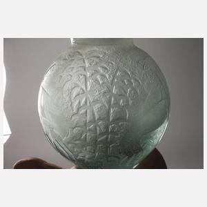 Daum Nancy Eisglas-Vase Art déco