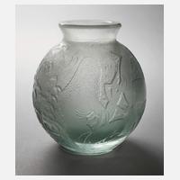Daum Nancy Eisglas-Vase Art déco111