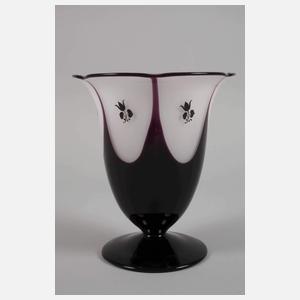 Loetz Wwe. Fußvase "Tango"