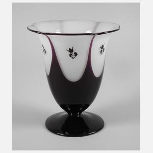 Loetz Wwe. Fußvase "Tango"