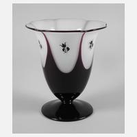 Loetz Wwe. Fußvase "Tango"111