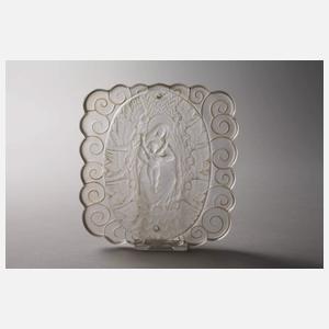 René Lalique Tischbilderrahmen mit Heiligenbild