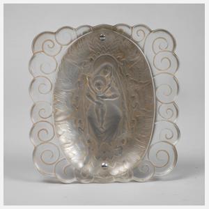 René Lalique Tischbilderrahmen mit Heiligenbild