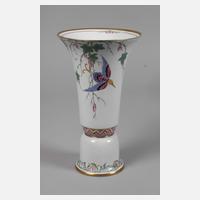 Heubach Lichte Vase Emaillemalerei111