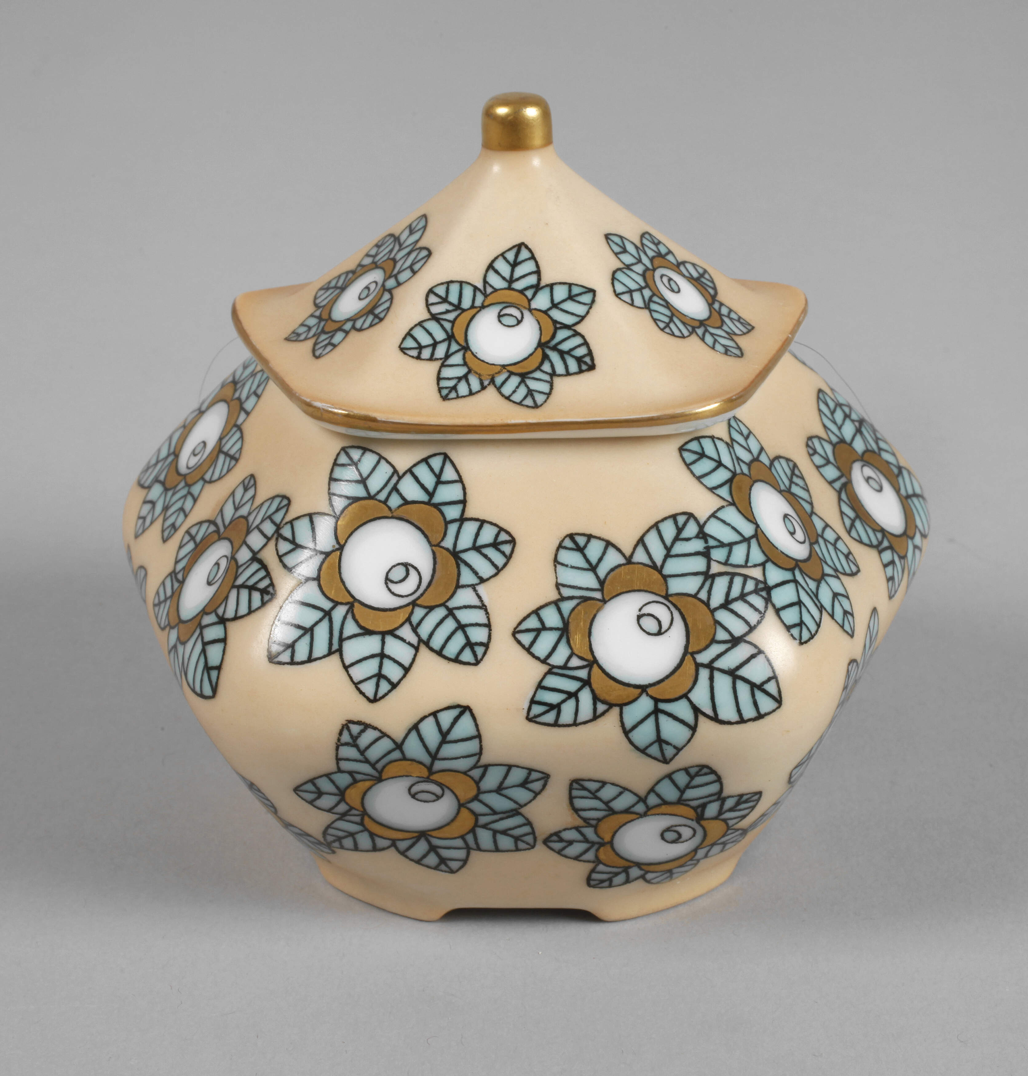 Fraureuth kleine Deckeldose