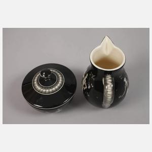 Dagobert Peche Zuckerdose und Sahnegießer