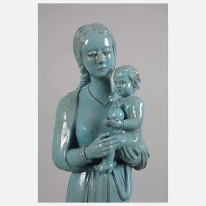 Heiligenfigur Madonna mit Jesuskind