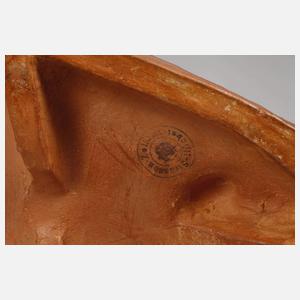 Terrakottafigur sitzender weiblicher Akt