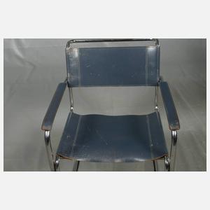 Sechs Freischwinger Thonet