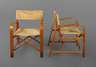 Paar Safari Chairs