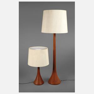 Zwei Stehlampen Dänemark