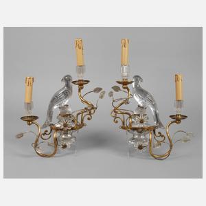 Paar Wandleuchten Maison Baguès