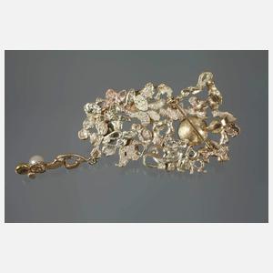 Ungewöhnlicher Designanhänger mit Perlen