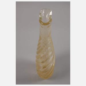 Murano Vase "incrociato oro" Seguso Vetri d'Arte