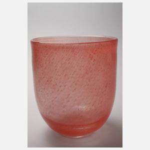 Murano große Bechervase rosé