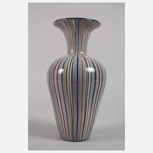 Murano Vase strisce multicolori