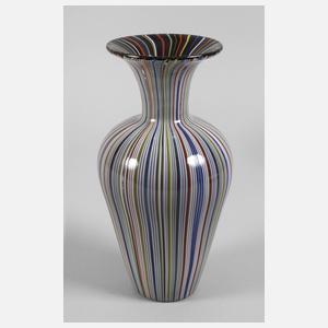 Murano Vase strisce multicolori