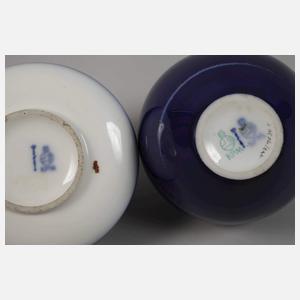 KPM Berlin zwei kleine Vasen