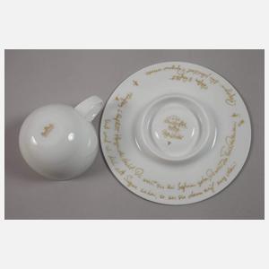 Rosenthal Mokkaservice "Zauberflöte Sarastro"