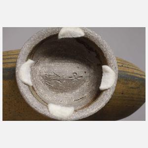 Flaschenvase Steinzeug