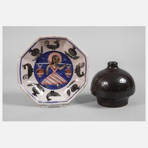 Zwei Teile moderne Keramik