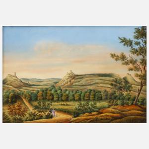 Bildplatte Panorama "Drei Gleichen"