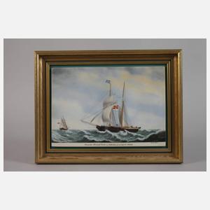 Kopenhagen Bildplatte Segelschiff