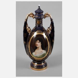 Große Potpourrivase im Alt-Wiener Stil