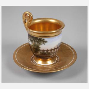 Große Ansichtentasse Wäscherinnen am Viadukt