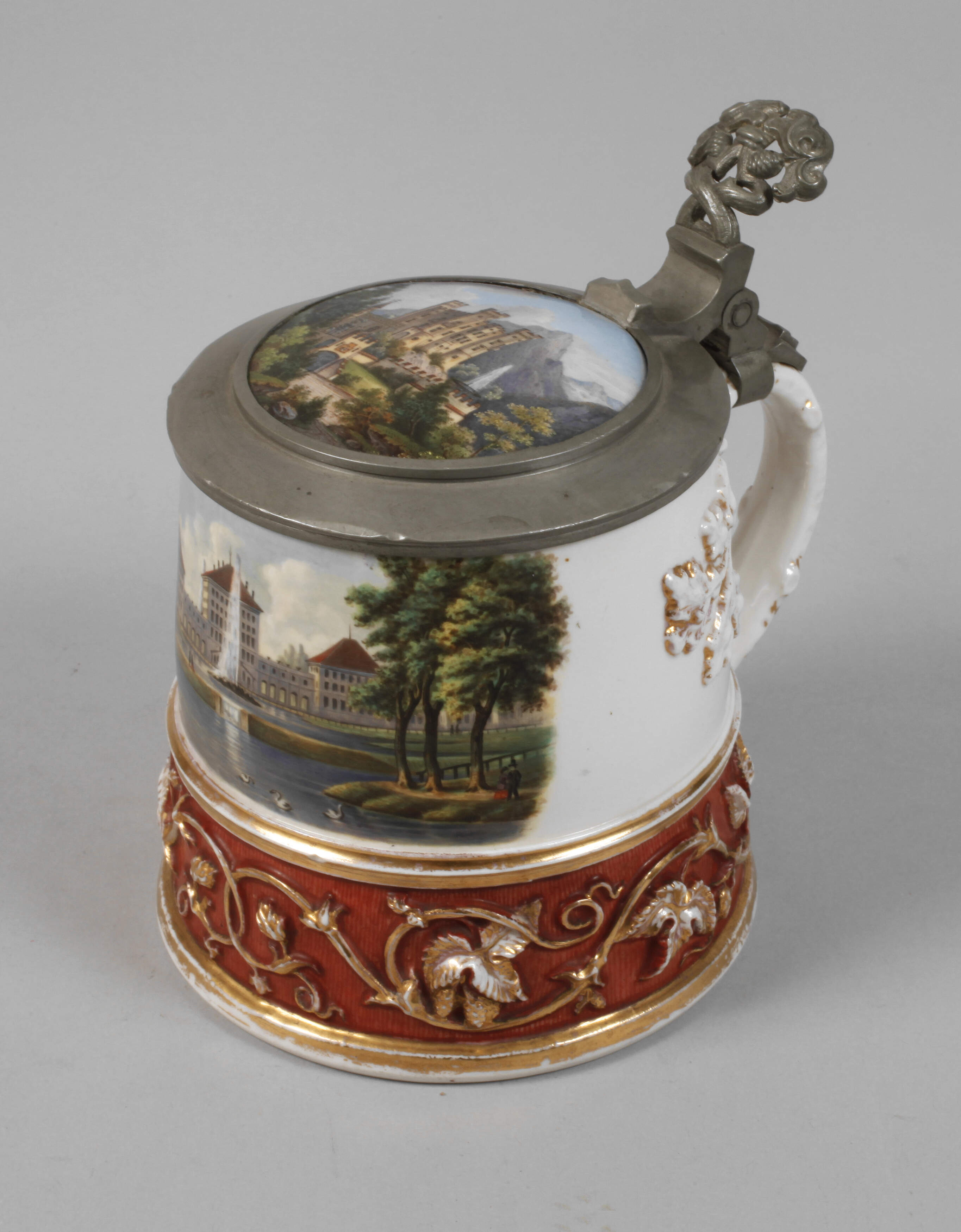 Nymphenburg Ansichtenkrug Bayerische Schlösser