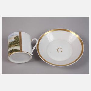 Ansichtentasse "Im Paradiese."