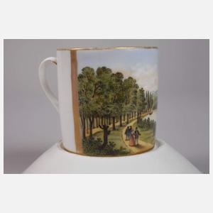 Ansichtentasse "Im Paradiese."