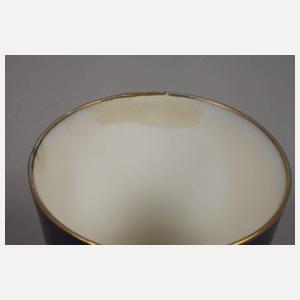 Frankreich Deckeltasse Watteauszene