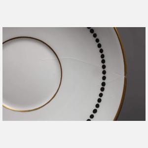 KPM Berlin Vitrinentasse Silhouettenmalerei