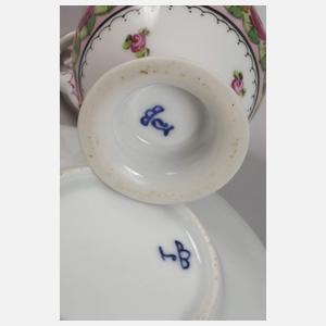 Sammeltasse Blumenmalerei