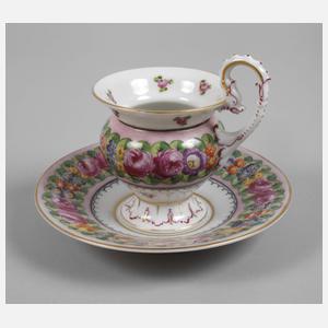 Sammeltasse Blumenmalerei