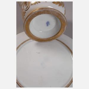 Prunktasse mit Untertasse Goldmalerei