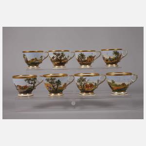 Kaffeeservice Landschaftsmalerei