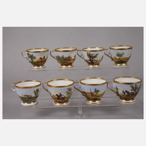 Kaffeeservice Landschaftsmalerei