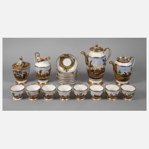 Kaffeeservice Landschaftsmalerei