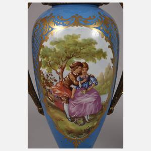 Frankreich Paar Cassoletten mit Montur