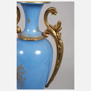 Frankreich Paar Cassoletten mit Montur