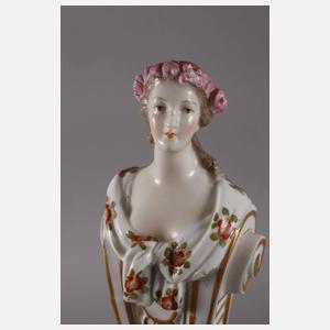 Frankreich Herme mit Frauenkopf