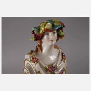 Frankreich Herme mit Männerkopf