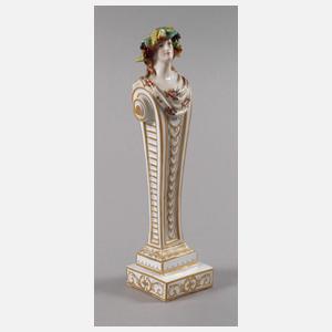 Frankreich Herme mit Männerkopf